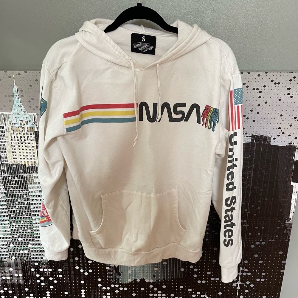 3 for $15//NASA White Hoodie
